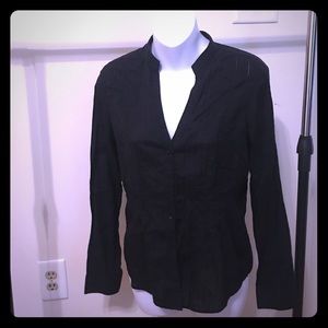 Express Design Studio Long Sleeved Buttoned Blouse